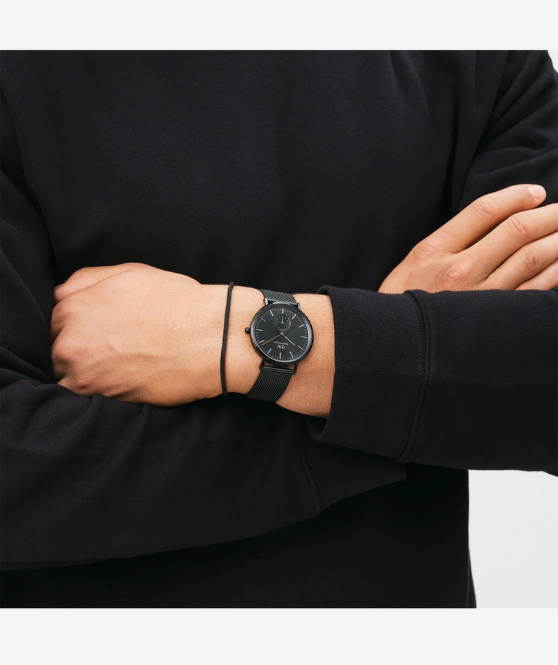 DANIEL WELLINTON Classic Multi-Eye Ashfield Onyx -Men