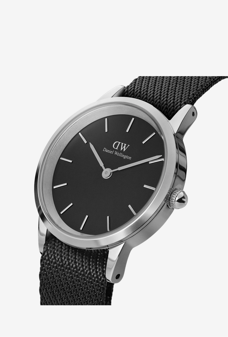 DANIEL WELLINTON Iconic Black NATO Black Dial -Men