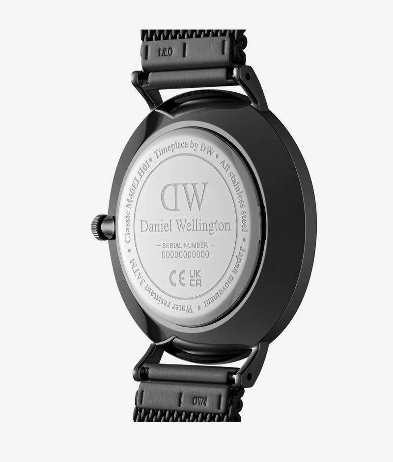 DANIEL WELLINTON Classic Multi-Eye Ashfield Onyx -Men