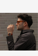 DANIEL WELLINTON Iconic Chronograph St Mawes Amber RG -Men