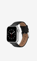 DANIEL WELLINTON Smartwatch Leather Strap Silver