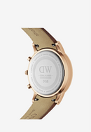 DANIEL WELLINTON Iconic Chronograph St Mawes Amber RG -Men