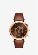 DANIEL WELLINTON Iconic Chronograph St Mawes Amber RG -Men