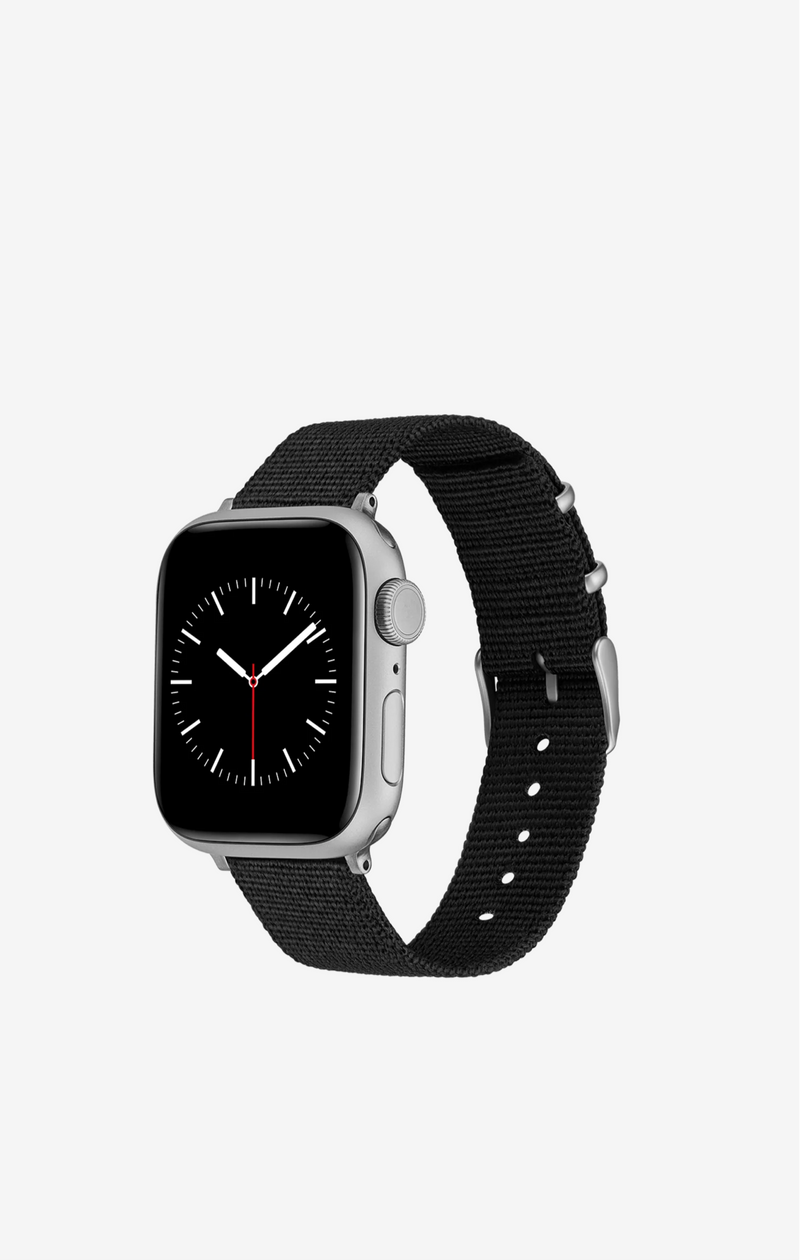 DANIEL WELLINTON Smartwatch Nato Strap Silver