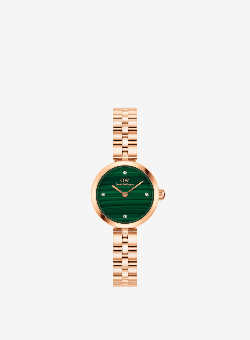 DANIEL WELLINTON Elan Lumine Malachite Rose Gold