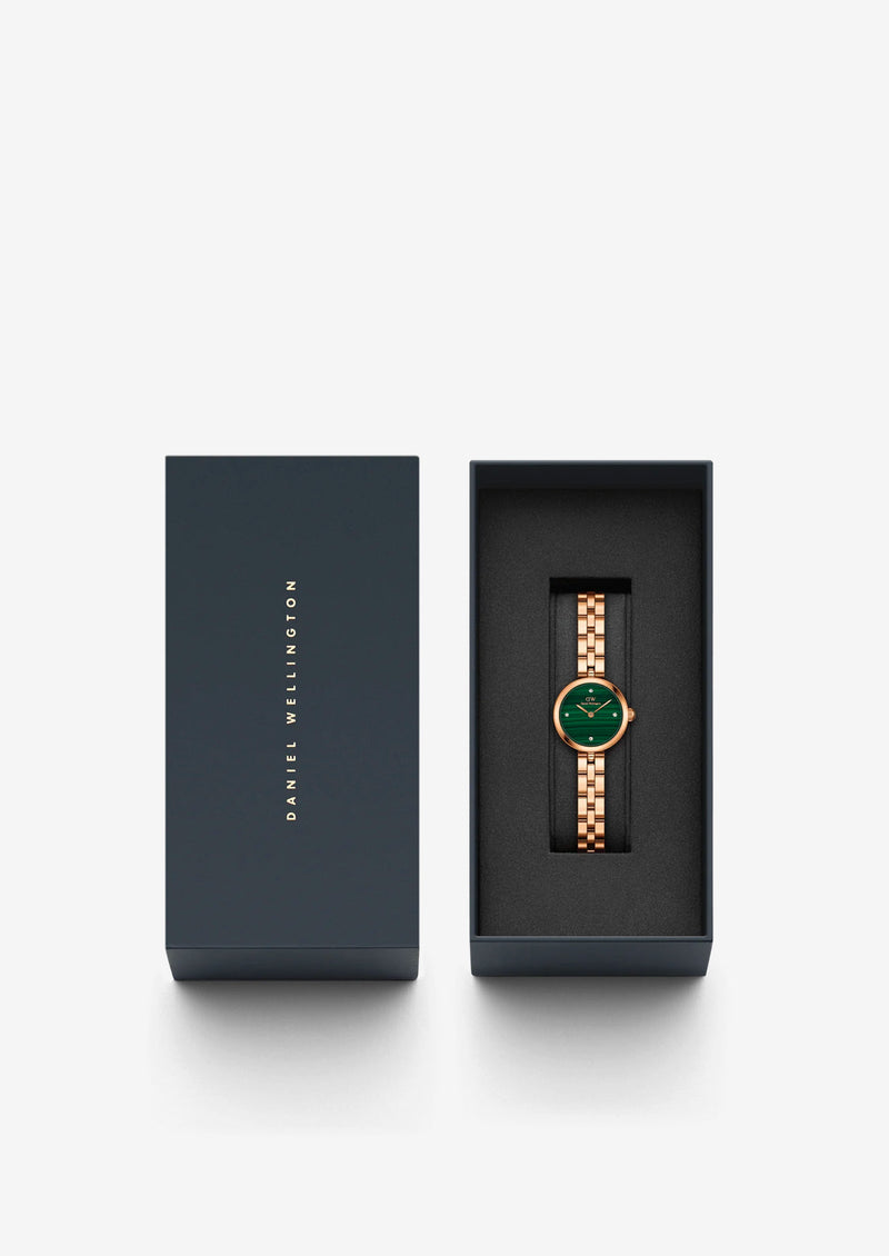 DANIEL WELLINTON Elan Lumine Malachite Rose Gold
