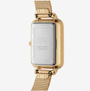 DANIEL WELLINTON Woman’s Quadro Lumine Pressed Evergold