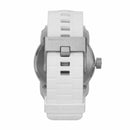 Diesel Men's Double Down White Round Silicone Watch