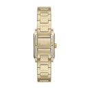 DKNY Women's City Rivet Three-Hand, Gold-Tone Stainless Steel Watch