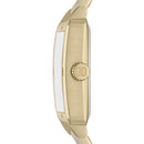 DKNY Women's City Rivet Three-Hand, Gold-Tone Stainless Steel Watch