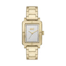 DKNY Women's City Rivet Three-Hand, Gold-Tone Stainless Steel Watch