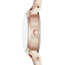 Dkny Women's Soho Rose Gold Round Stainless Steel Watch