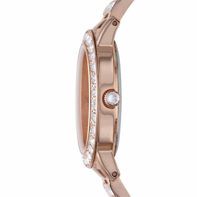 Fossil Women's Jesse Rose Gold Round Stainless Steel Watch