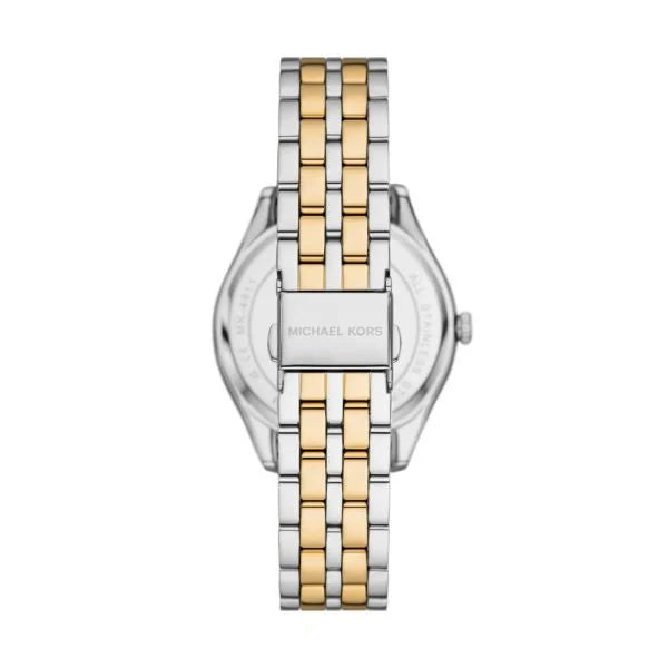 Michael Kors Harlowe Three-Hand Two-Tone Stainless Steel Watch