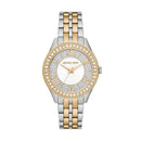 Michael Kors Harlowe Three-Hand Two-Tone Stainless Steel Watch