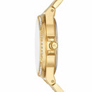 Michael Kors Lennox Three-Hand Gold-Tone Stainless Steel Watch