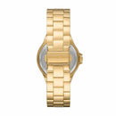 Michael Kors Lennox Three-Hand Gold-Tone Stainless Steel Watch