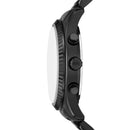 Michael Kors Lexington Chronograph Black Stainless Steel Watch