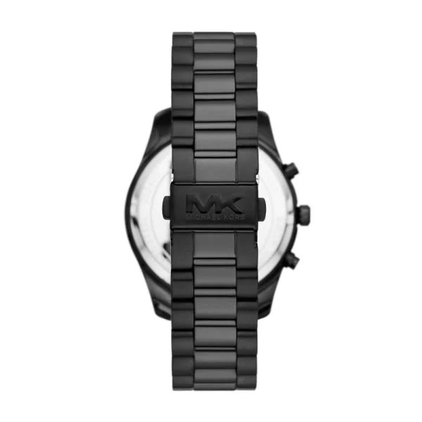 Michael Kors Lexington Chronograph Black Stainless Steel Watch