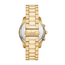 Michael Kors Lexington Chronograph Gold-Tone Stainless Steel Watch