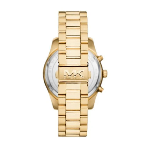 Michael Kors Lexington Chronograph Gold-Tone Stainless Steel Watch