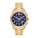 Michael Kors Lexington Chronograph Gold-Tone Stainless Steel Watch