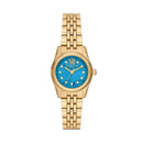 Michael Kors Lexington Three-Hand Gold-Tone Stainless Steel Watch