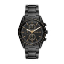 Michael Kors Men's Accelerator Chronograph, Black Stainless Steel Watch