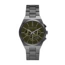 Michael Kors Men's Lennox Chronograph, Gunmetal Stainless Steel Watch