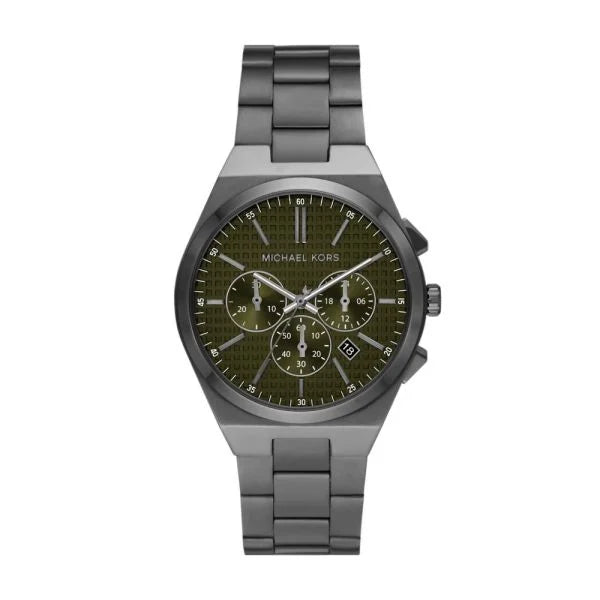 Michael Kors Men's Lennox Chronograph, Gunmetal Stainless Steel Watch