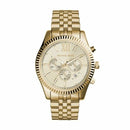 Michael Kors Men's Lexington Gold Round Stainless Steel Watch
