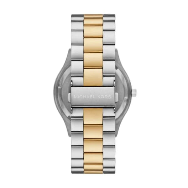 Michael Kors Men's Slim Runway Three-Hand, Stainless Steel Watch