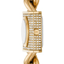 Michael Kors MK Chain Lock Three-Hand Gold-Tone Stainless Steel Watch
