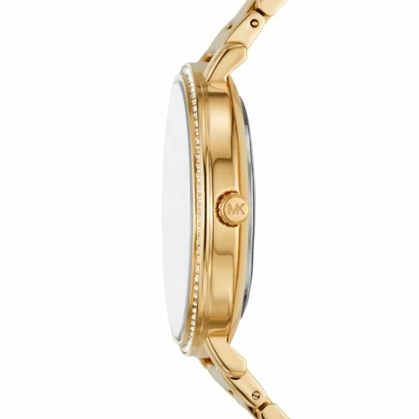 Michael Kors Pyper Three-Hand Gold-Tone Alloy Watch