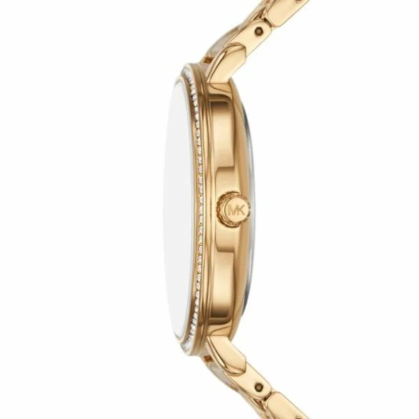 Michael Kors Pyper Three-Hand Gold-Tone Alloy Watch