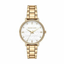 Michael Kors Pyper Three-Hand Gold-Tone Alloy Watch