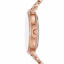 Michael Kors Pyper Three-Hand Rose Gold-Tone Alloy Watch