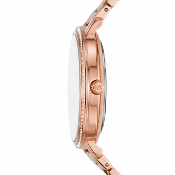Michael Kors Pyper Three-Hand Rose Gold-Tone Alloy Watch