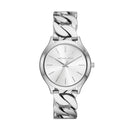 Michael Kors Women"s Runway Three-Hand Stainless Steel Watch