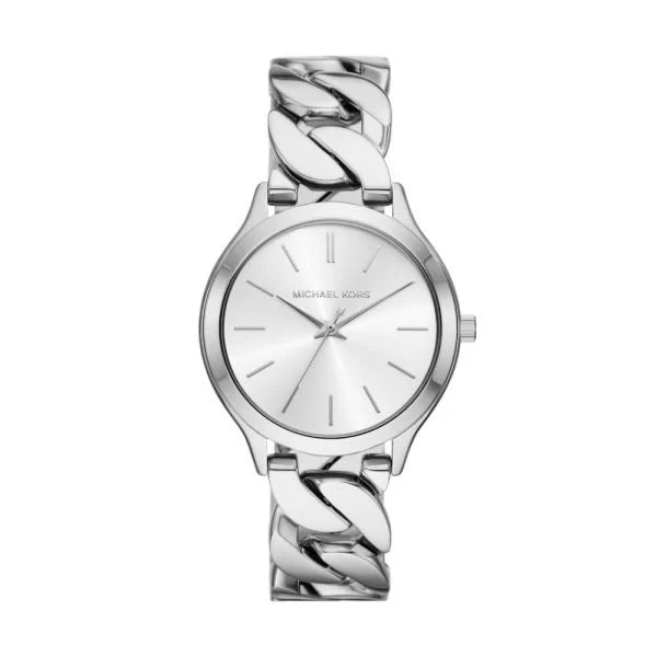 Michael Kors Women"s Runway Three-Hand Stainless Steel Watch