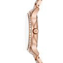 Michael Kors Sage Three-Hand Rose Gold-Tone Stainless Steel Watch