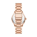 Michael Kors Sage Three-Hand Rose Gold-Tone Stainless Steel Watch