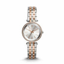 Michael Kors Women's Darci 2-Tone Round Stainless Steel Watch