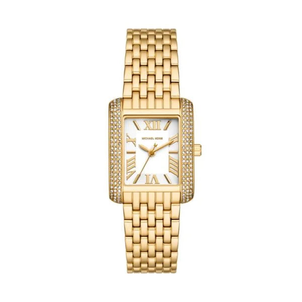 Michael Kors Women's Emery Three-Hand, Gold-Tone Stainless Steel Watch
