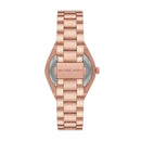 Michael Kors Women's Lennox Three-Hand, Rose Gold-Tone Stainless Steel Watch