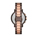 Michael Kors Women's Maren Chronograph, Chocolate Stainless Steel Watch