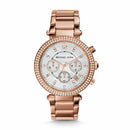 Michael Kors Women's Parker Rose Gold Round Stainless Steel Watch